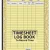 Timesheet Log Book To Record Time