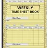 Weekly Time Sheet Book