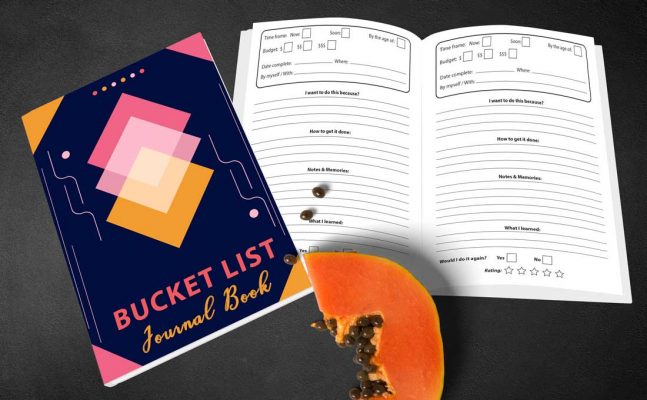 Bucket List Journal Book