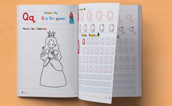 Tracing Letters for kindergarten 2 1 Books Sun