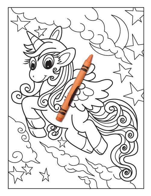 Unicorn Mermaid Coloring Book 35 Books Sun
