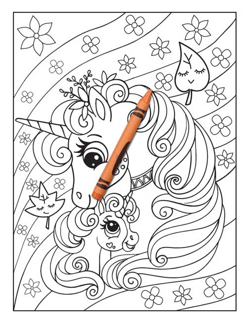 Unicorn Mermaid Coloring Book 38 Books Sun