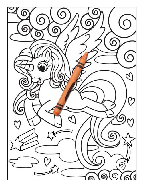 Unicorn Mermaid Coloring Book 39 Books Sun