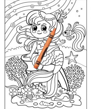 Unicorn Mermaid Coloring Book 9 Books Sun