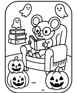 Adorable Baby Animals Halloween Coloring Book 5 Books Sun