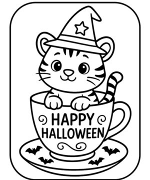 Adorable Baby Animals Halloween Coloring Book 9 Books Sun