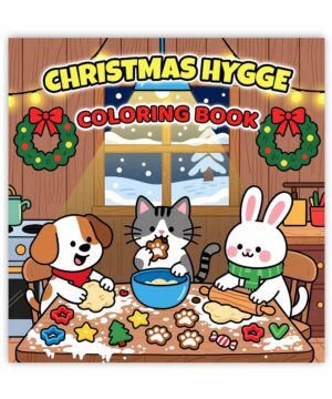 Christmas Hygge Coloring Book 1 2 Christmas Hygge Coloring Book