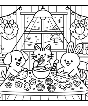 Christmas Hygge Coloring Book 7 Books Sun