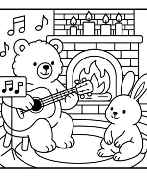 Christmas Hygge Coloring Book 8 Books Sun