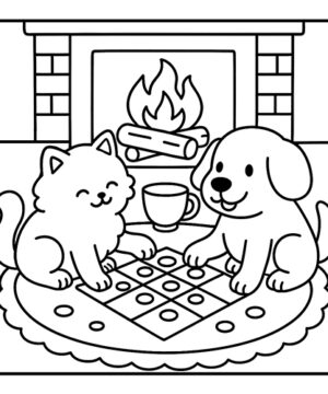 Christmas Hygge Coloring Book 9 Books Sun