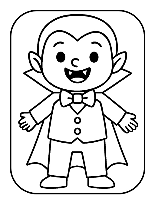Easy Halloween Costumes Coloring Book for Toddlers Ages 3–5 11 13 Big & Easy Halloween Costumes – Coloring Book for Toddlers Ages 3–5 - 40 Bold and Simple Designs of Cute Kids in Fun Halloween Outfits – Perfect for Fine Motor Practice and Preschool Joy! - Image 11