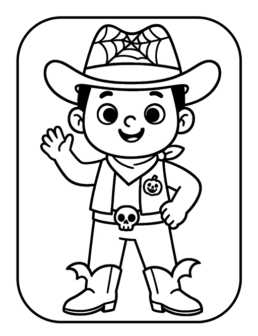 Easy Halloween Costumes Coloring Book for Toddlers Ages 3–5 12 14 Big & Easy Halloween Costumes – Coloring Book for Toddlers Ages 3–5 - 40 Bold and Simple Designs of Cute Kids in Fun Halloween Outfits – Perfect for Fine Motor Practice and Preschool Joy! - Image 12