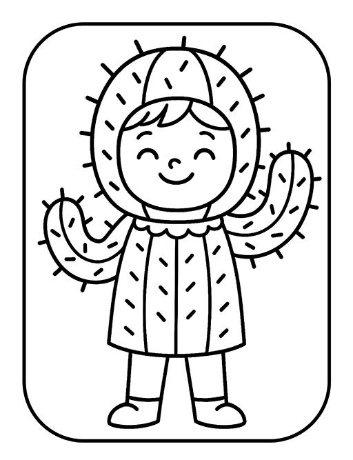 Easy Halloween Costumes Coloring Book for Toddlers Ages 3–5 5 7 Big & Easy Halloween Costumes – Coloring Book for Toddlers Ages 3–5 - 40 Bold and Simple Designs of Cute Kids in Fun Halloween Outfits – Perfect for Fine Motor Practice and Preschool Joy! - Image 5