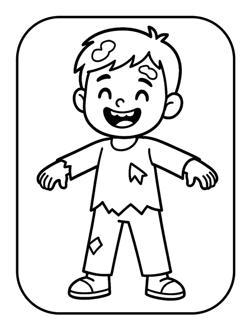 Easy Halloween Costumes Coloring Book for Toddlers Ages 3–5 8 10 Big & Easy Halloween Costumes – Coloring Book for Toddlers Ages 3–5 - 40 Bold and Simple Designs of Cute Kids in Fun Halloween Outfits – Perfect for Fine Motor Practice and Preschool Joy! - Image 8